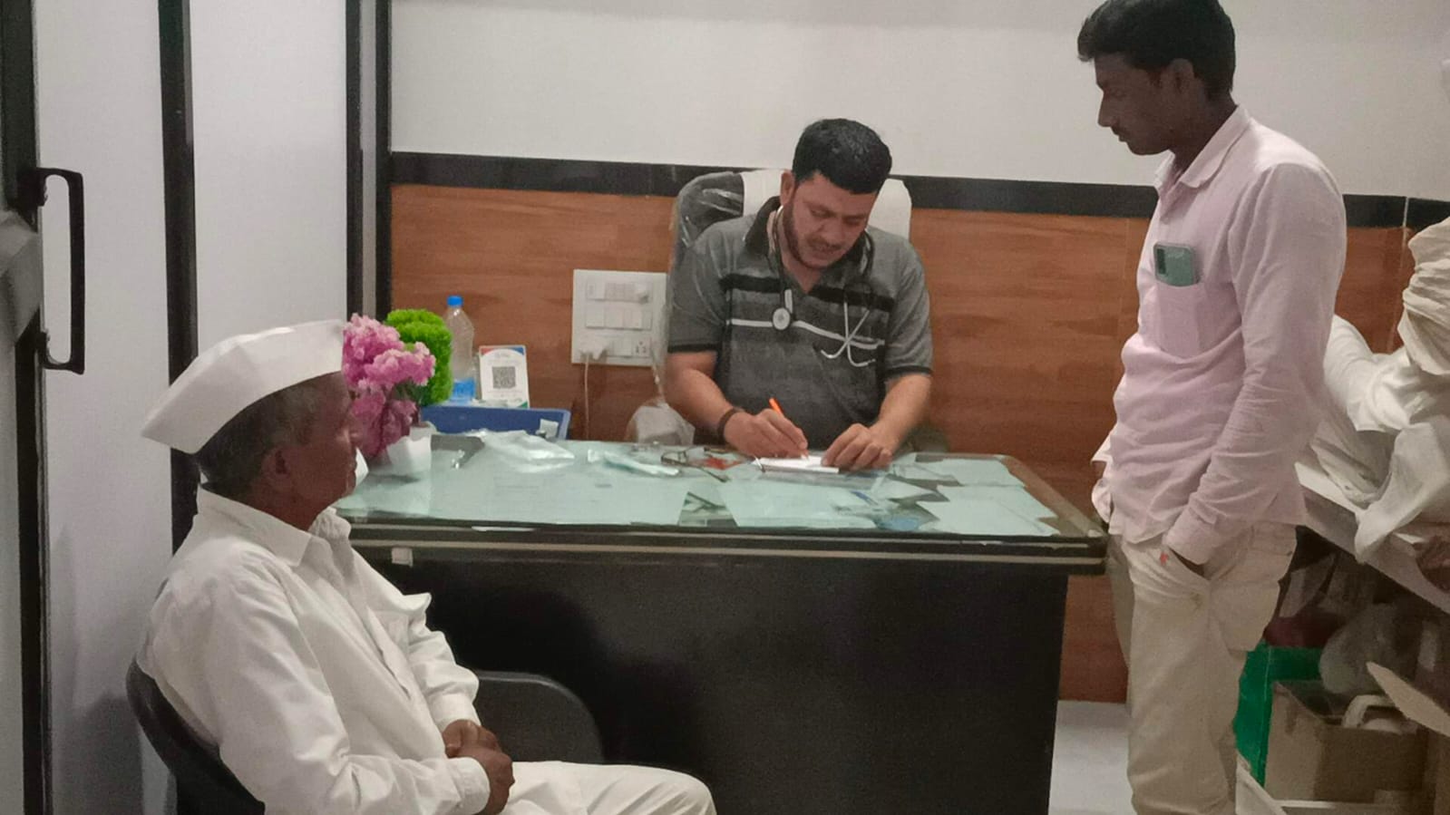 Office meeting and consultation